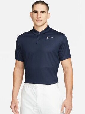 Nike Court Dri-FIT Tennis Polo ~ Obsidian (Navy) DD8372-451 | Men's: XL *NWT